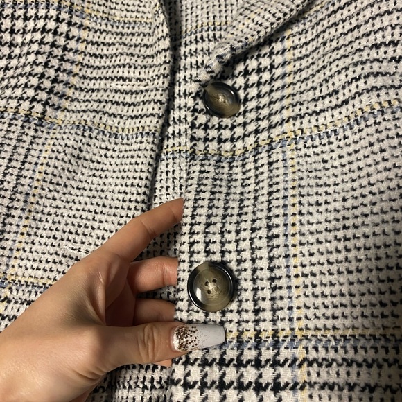 HOUNDSTOOTH TEXTURED DYNAMITE TRENCH - Picture 9 of 11